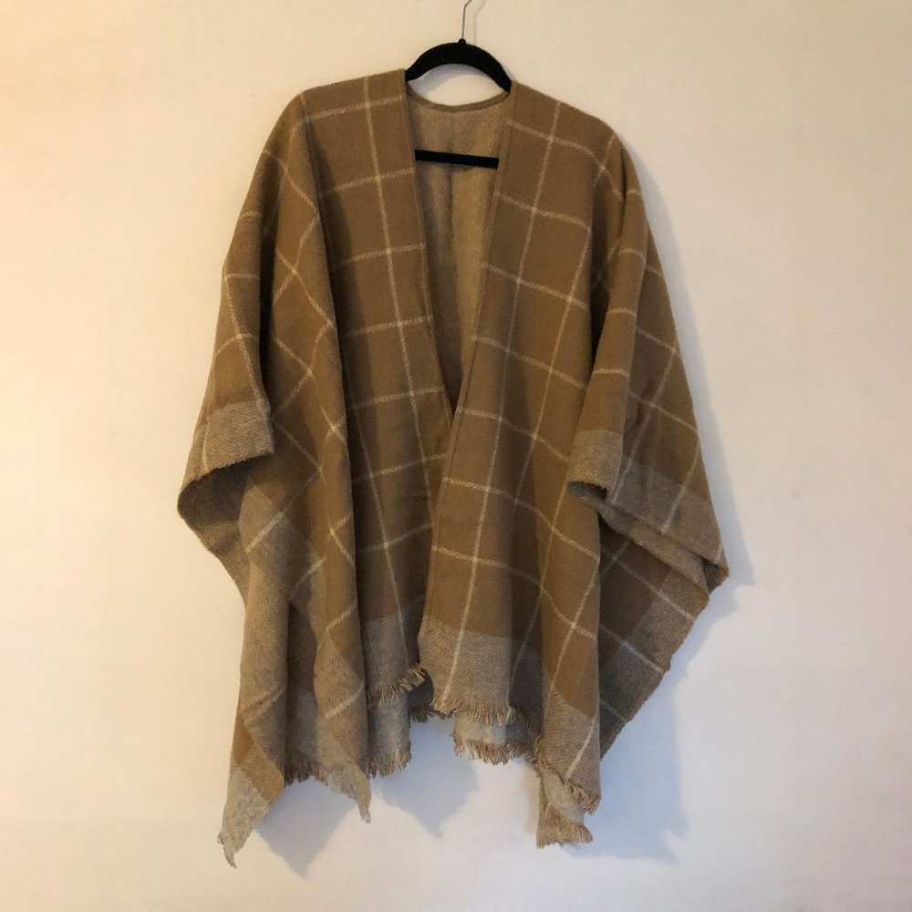 NWOT REVERSIBLE PONCHO
